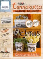 Hobbidee Terrakotta Malvorlagen zum Abpausen: Zebras - Faszination Afrika