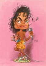 Postkarte: Sebastian Krüger - Michael Jackson