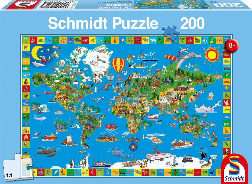 Puzzle 200 Teile Deine bunte Erde 56118