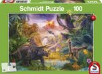 Puzzle 100 Teile Das Tal der Dinosaurier 56129