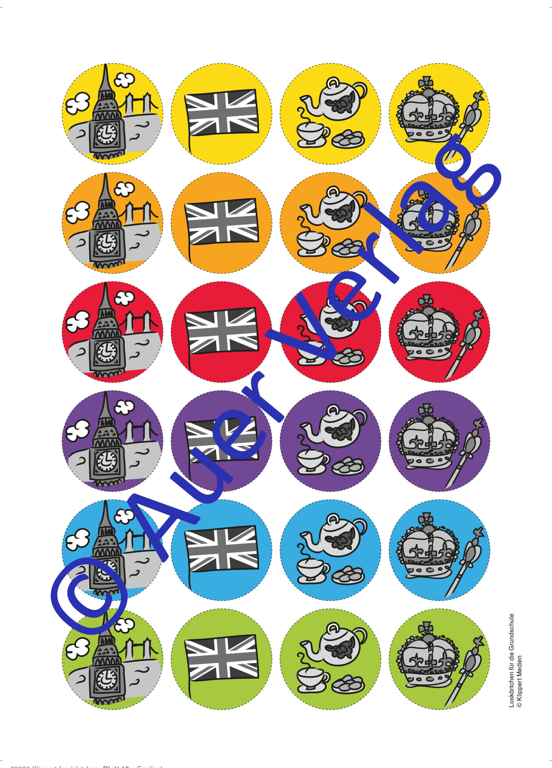 Loskärtchen für die Grundschule. Lerngruppen kreativ bilden - mit thematischen Motiven zu allen Fächern (1. bis 4. Klasse) – Bild 2