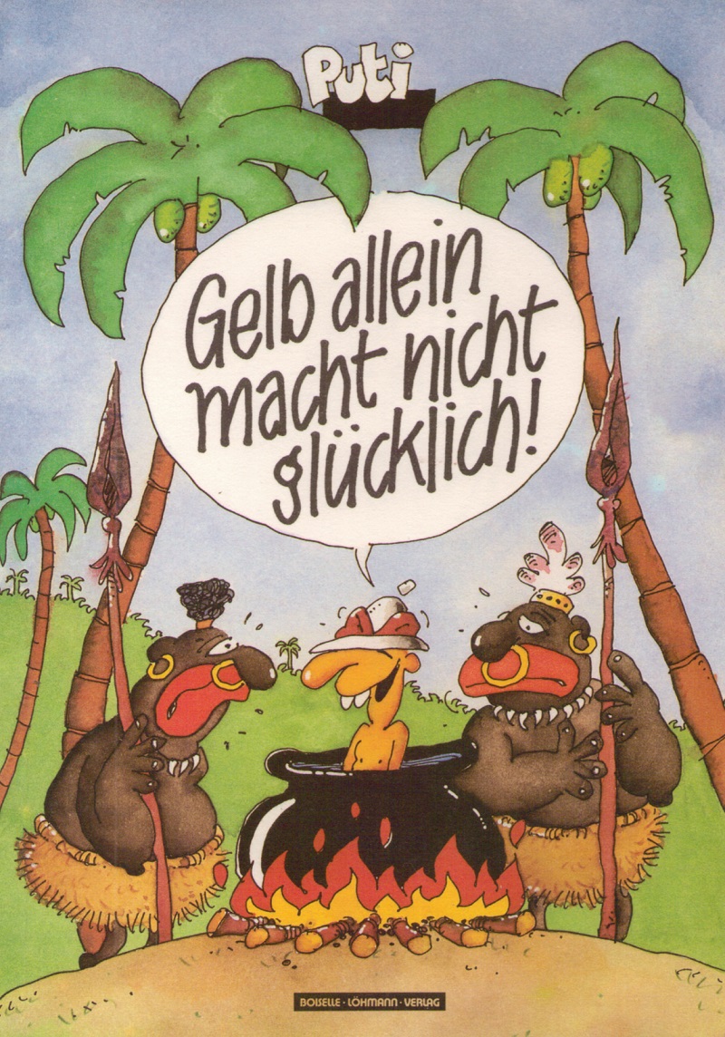 Gelb allein macht nicht glücklich